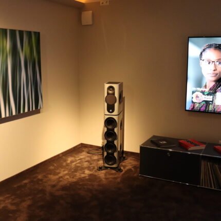 Lautsprecher im modernen Wohnzimmer